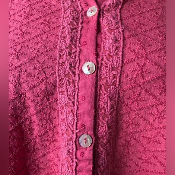 LOGO Button Down Long Sleeved Blouse XXS - Picture 6 of 10